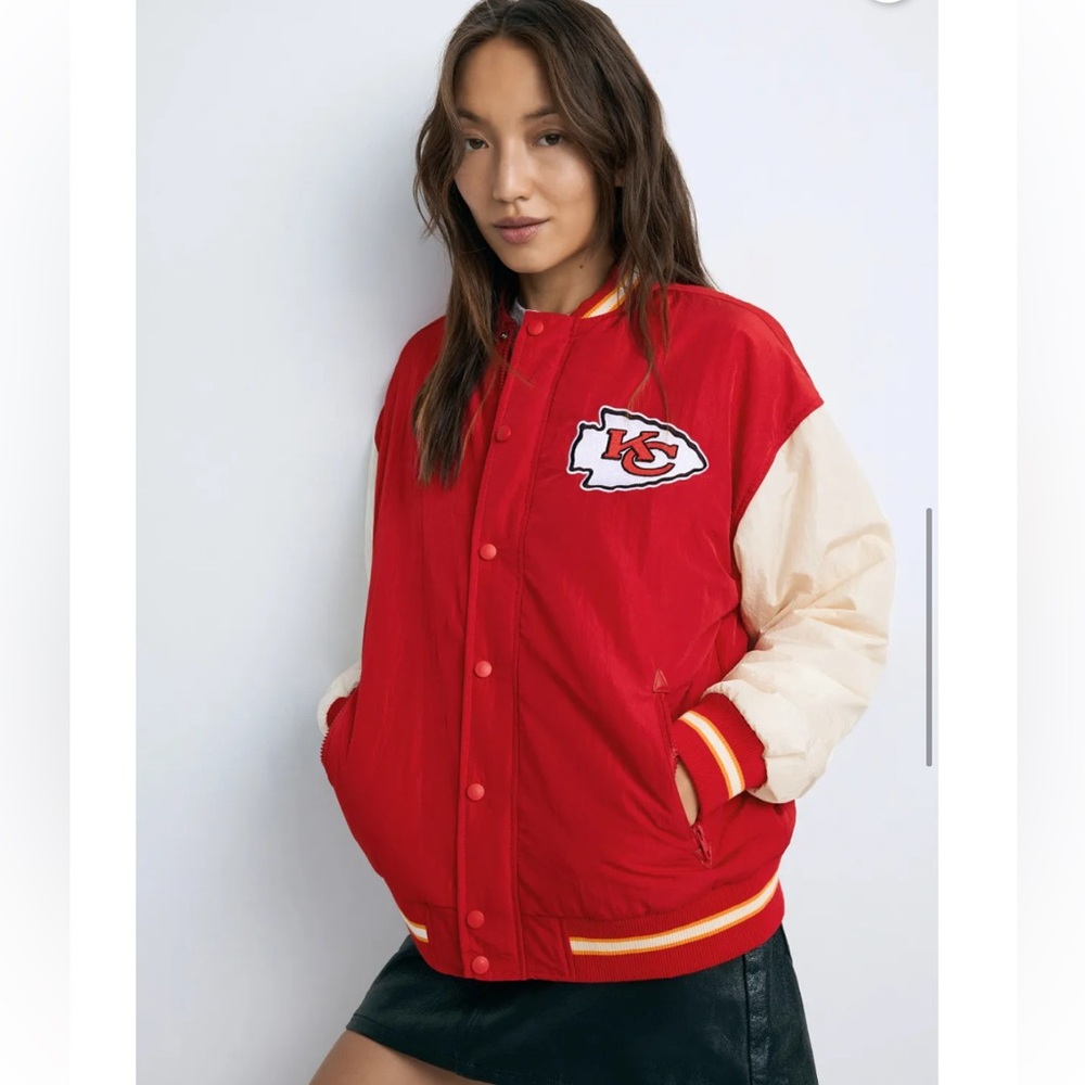 Terez Chiefs Bomber Jacket, Size: S